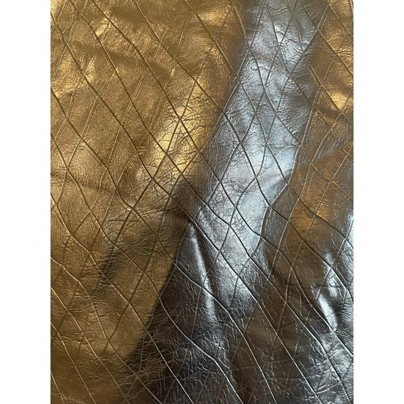 NWT Peacebird quilted black faux leather mini skirt size M *CHECK MEASUREMENTS* - Picture 8 of 15